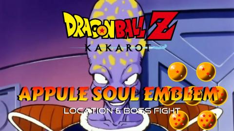 Dragon Ball Z Kakarot | APPULE Soul Emblem! How To Get IT (Guide & Boss ...