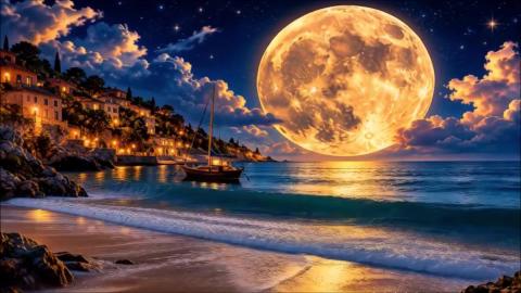 MOONLIGHT SERENITY  SOOTHING Relaxing Music  Stress Relie...