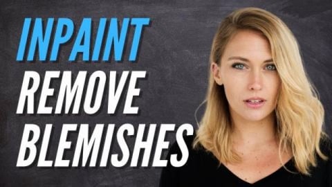 Inpaint Remove Wrinkles, Pimples and Skin Blemishes