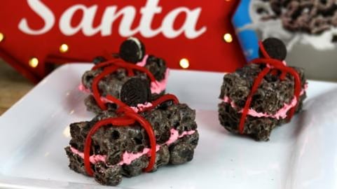 Oreo Christmas Present Treats _ DIY Oreo Cereal Bars