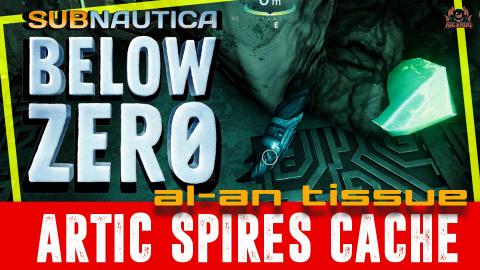 How to Find the Artic Spires Cache Subnautica below zero
