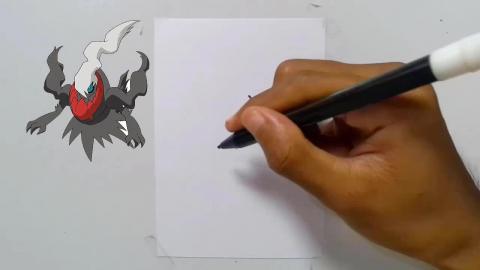 Draw Pokemon darkrai shorts