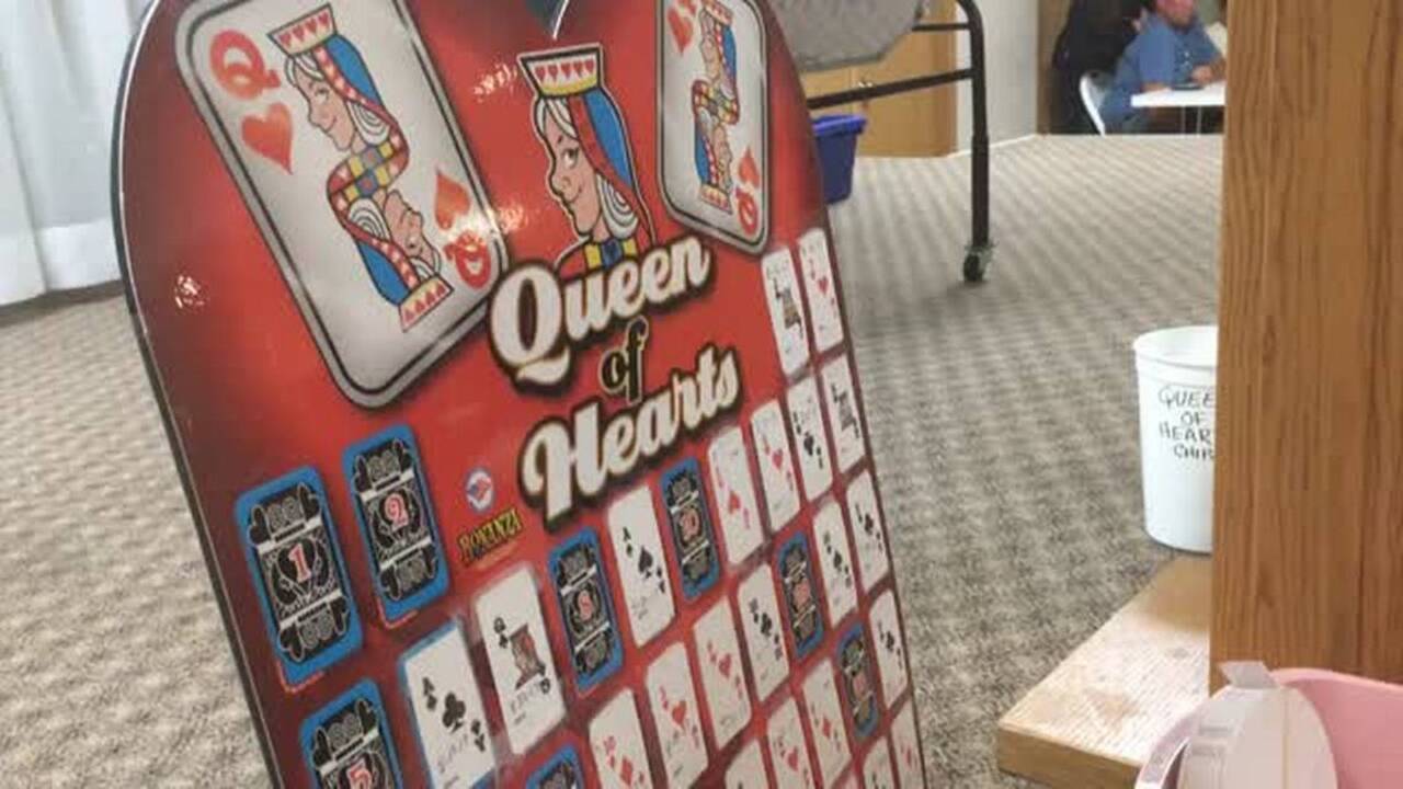 Queen of Hearts raffle at American Legion Post in Aviston IL