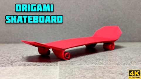 How to make Origami Skateboard | Origami Tutorial | Paper...