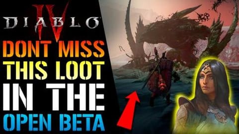 Diablo 4: Amazing LOOT! Dont Miss This In Diablo 4 Open B...