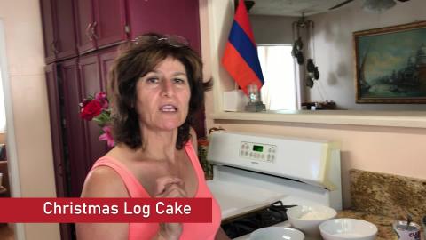 christmas log cake xmas yule log buche de noel