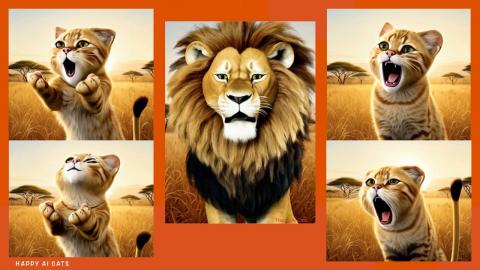 My Cat wants to be an Actor and Play the Lion King (short...
