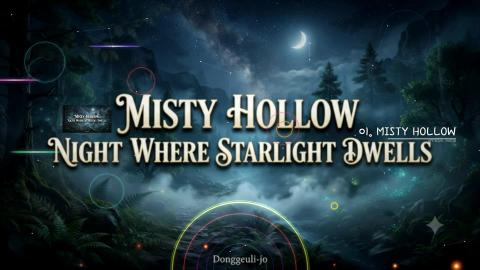 Misty Hollow, Night Where Starlight Dwells Ocean Sleep Sa...