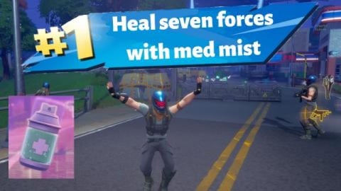 Heal the Seven Forces with Med Mist at a battle location