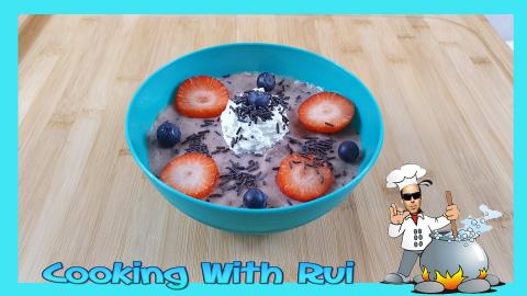 Blueberries, Strawberries And Banana Mousse