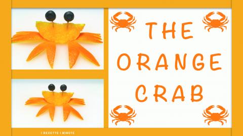 How to Make an Orange Crab / Fun & Healthy Snacks