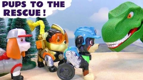 Paw Patrol Big Trucks Al Learns How To Perform A Rescue w...