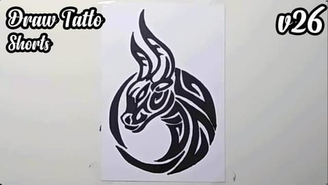 Draw Tatto v26 #shorts