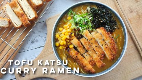 Tofu Katsu Curry Ramen | Vegetarian Curry Ramen