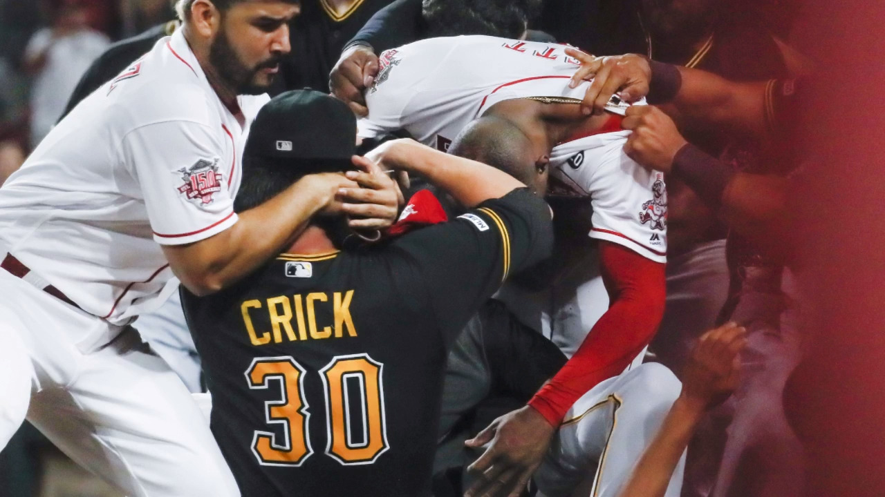 Yasiel Puig, Reds-Pirates brawl: Fight gets crazy in Cincinnati