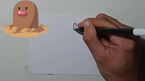 Drawing Pokemon DIGLETT