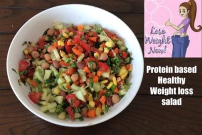 PROTEIN BASED SALAD FOR BEST BREAKFAST || HELPS WEIGHT LO...