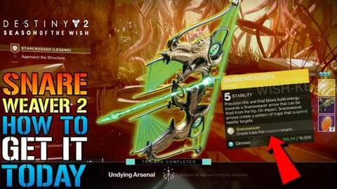 Destiny 2: Wish-Keeper NEW Intrinsic Perk "Snarewaever 2"...