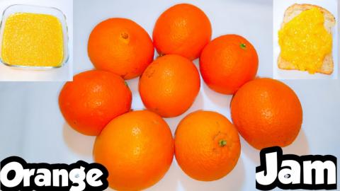 How To Make Old Style Sweet Orange Jam At Home. No Gelati...