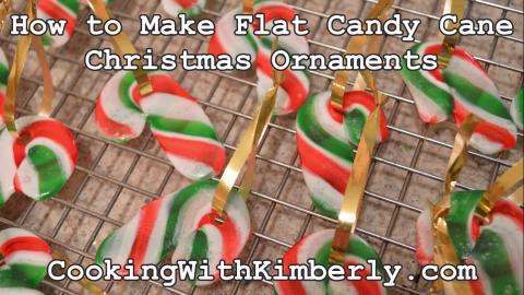 How to Make Flat Candy Cane Christmas Ornaments: BakeitFu...