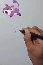 Drawing Pokemon RATTATA