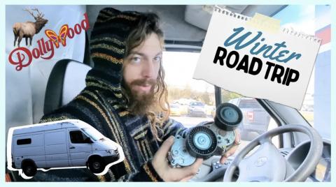 Breaking Down in the Smokey Mountains - Winter Road Trip ...