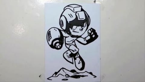 Drawing MEGA MAN