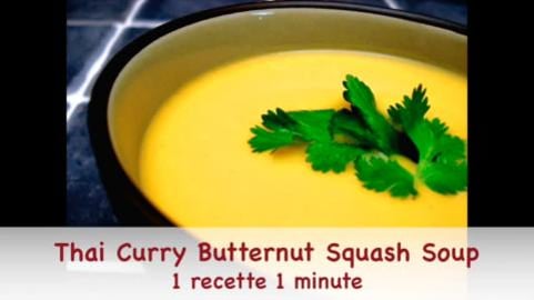 Thai Curry Butternut Squash Soup / Winter Comfort Food Re...