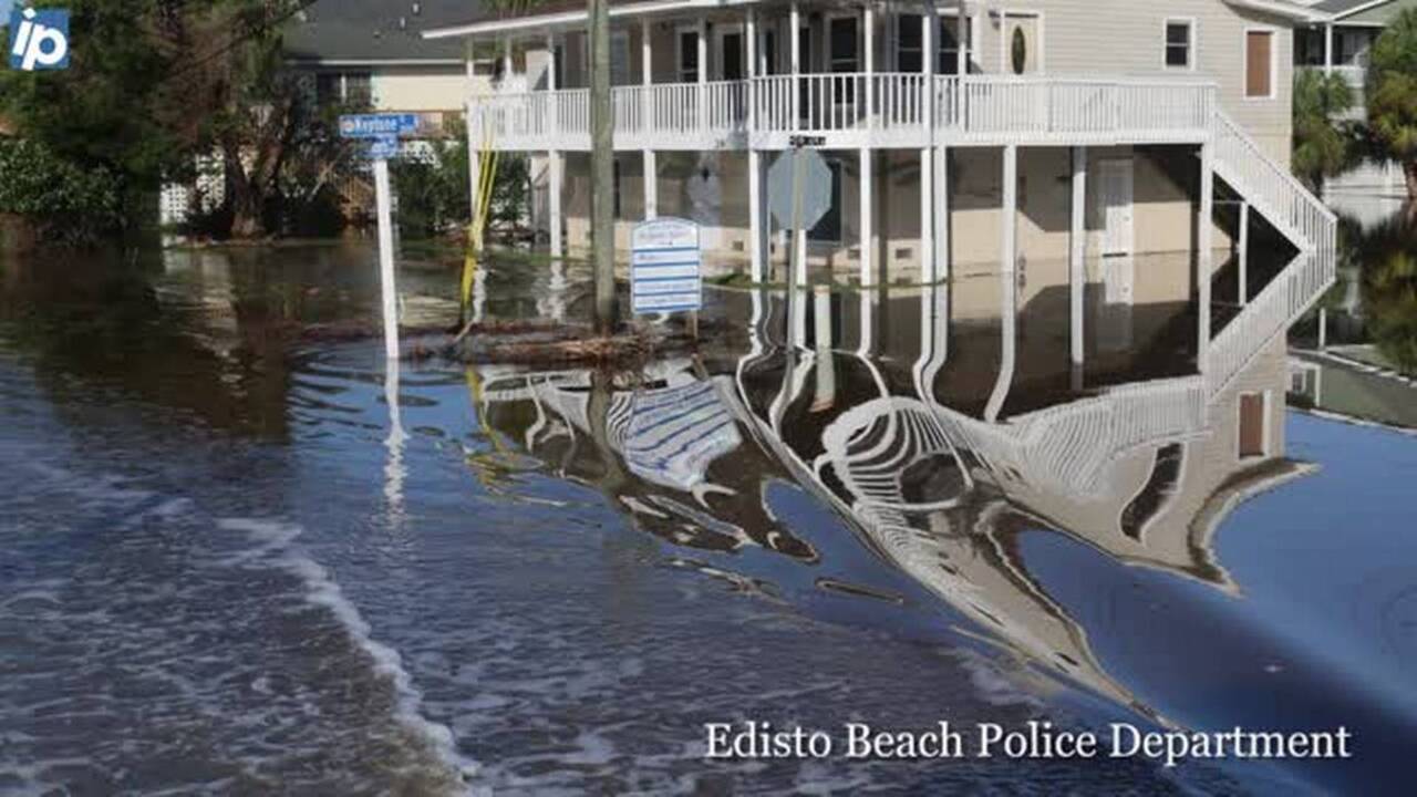 Here's what the Edisto Beach Police Department saw during and after