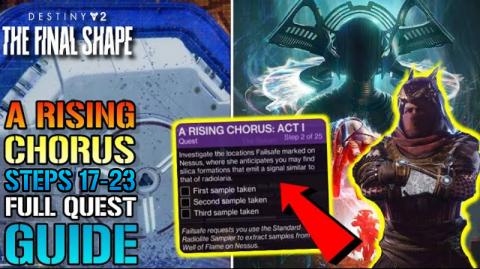 Destiny 2: A Rising Chorus Steps 17-25 Full Quest Guide! ...