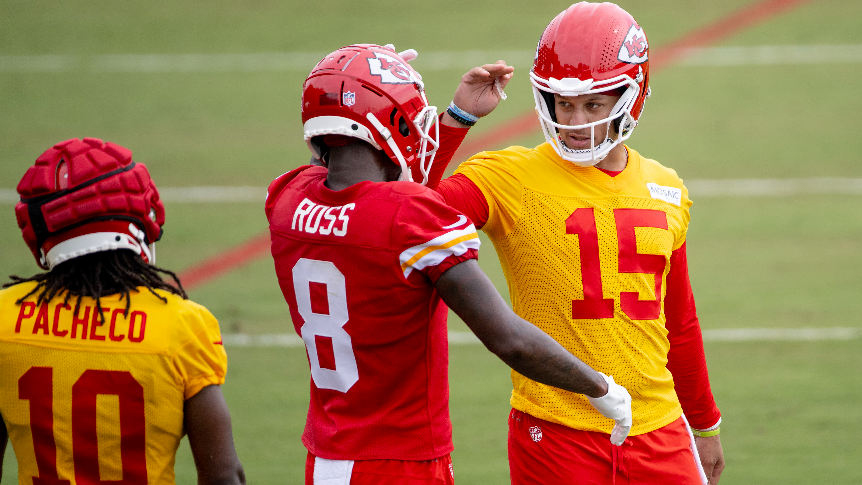 Patrick Mahomes has new favorite WR target in training camp?