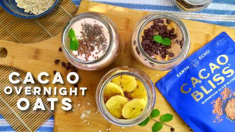 Delicious Cacao Overnight Oats Recipe | How to make Overn...