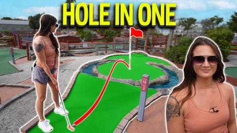 One of my LUCKIEST Holes in One Ever! - Part 1