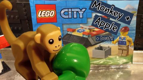 Monkey + Apple + Boat! | Lego City Build and Review | 305...