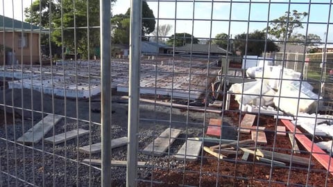 Lots of building work going on