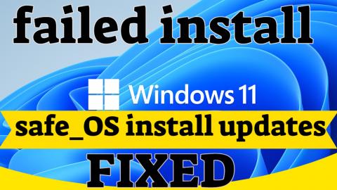 We Could not install Windows 11 Error During Install_UIpd...