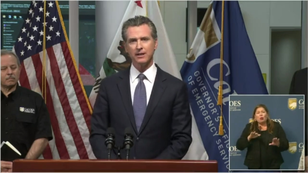 Newsom Orders Californians To Stay At Home To Fight Coronavirus ...