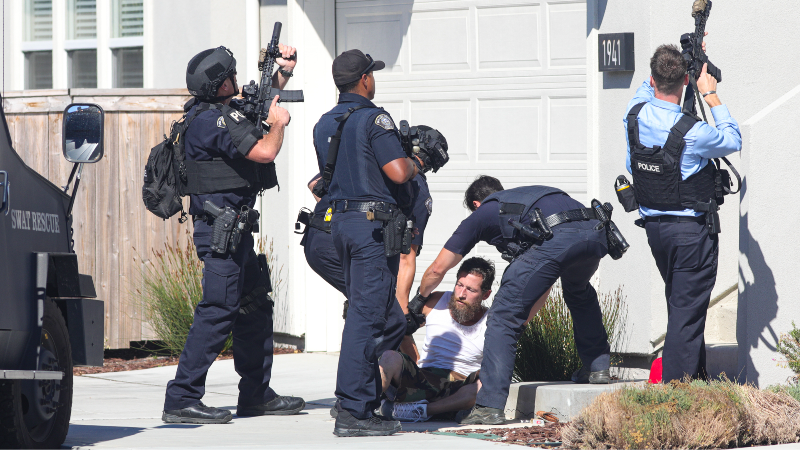 Raw video: See shooting suspect arrested in San Luis Obispo | San Luis