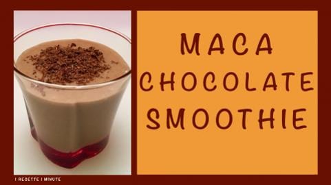 Maca Chocolate Smoothie / Healthy Vegan Recipe