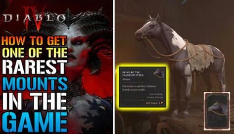 Diablo 4: How To Get One Of The Rarest Mount! In The Game...