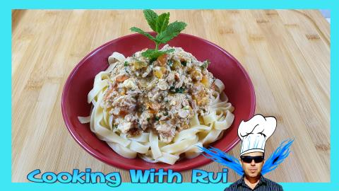 Tagliatelle With Tuna And Eggs