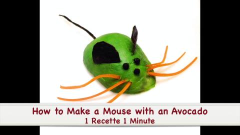 How to Cut an Avocado and Make a Cute Mouse