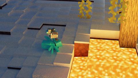 Chicken and noob spider