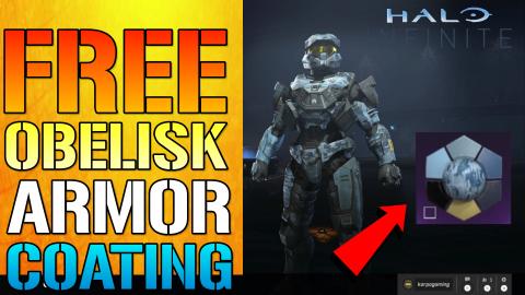 Halo Infinite: FREE EPIC "OBLEISK STONE" ARMOR COATING! H...