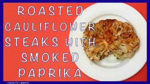 Roasted Cauliflower Steaks with Smoked Paprika and Olive ...