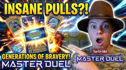YuGiOh Master Duel Opening Generation Of Bravery Pack Tic...