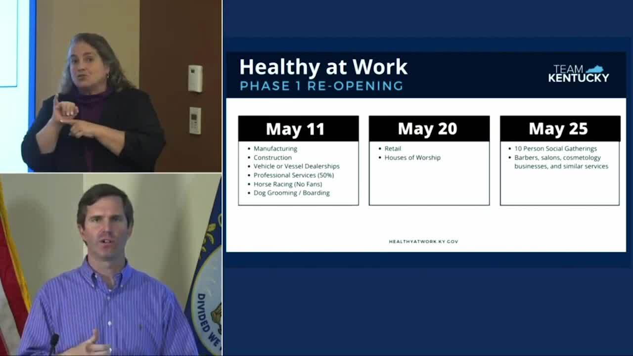 These Kentucky businesses are slated to reopen in May Lexington