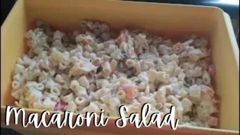Pinoy Chicken Macaroni Salad _ Pinoy Food _|Taste Buds PH...