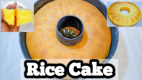 Super Soft Cushion Cake Using Rice Flour. Rice Cake.