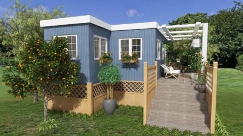 Versatile Sustainable Prefab Container Van Modular Tiny H...